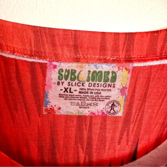 Elvis Sublimation Dyed ‘68 Red Tshirt Size XL - Picture 5 of 8